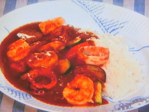 シーフードカレー