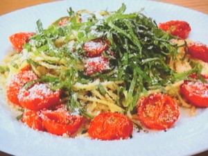 セミドライトマトのパスタ
