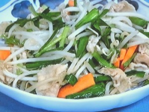 にら豚もやし