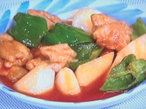 クイック長芋酢豚