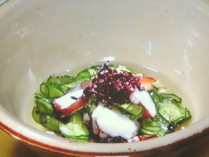 たこときゅうりの酢の物