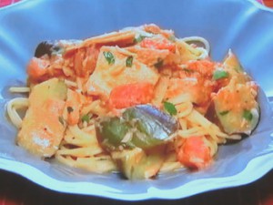 もこみち流 ツナとなすのトマトクリームパスタ