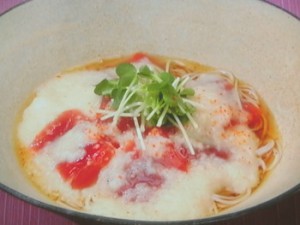 まぐろのとろろそうめん