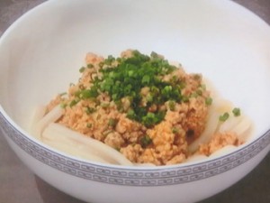 汁なし坦々うどん