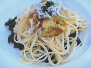 シラスおろし&シラスおろしパスタ