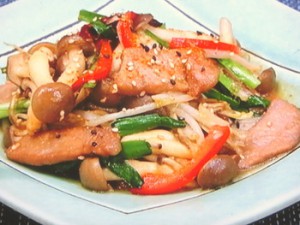 マグロのキンピラ炒め