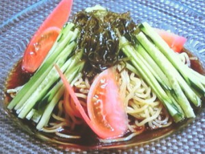 がごめ昆布のせとろみ冷やしラーメン