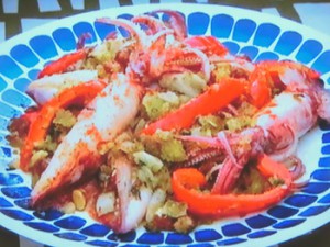 もこみち流 小イカとパプリカのナッツ炒め