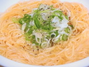 簡単1人ランチ釜玉そうめんアレンジ