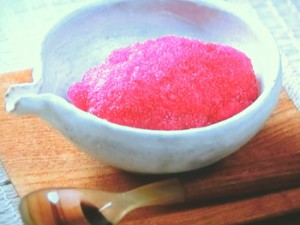 赤じそシャーベット