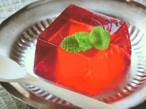 赤じそゼリー