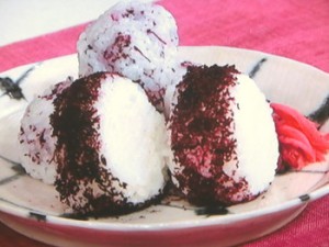 赤じそふりかけ&赤じそふりかけおにぎり