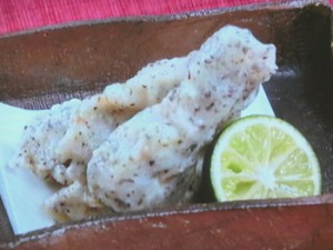 豚肉の赤じそ天