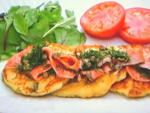 もこみち流 ポテトパンケーキのワンプレート