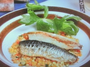 いわしのソテー 香味野菜ソース