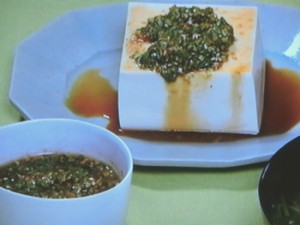 和風パクチーだれ
