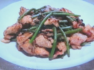 もこみち流 山椒入り豚肉のしょうが焼き