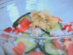 もずくトマトご飯