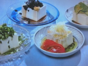 冷ややっこさまざま