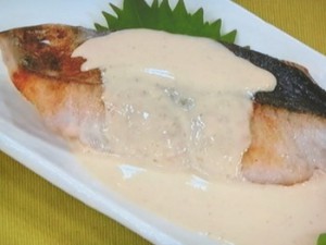 さわらのソテー~わさびマヨみそソース~