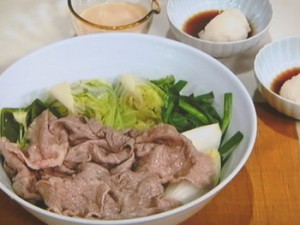 冷やししゃぶしゃぶ
