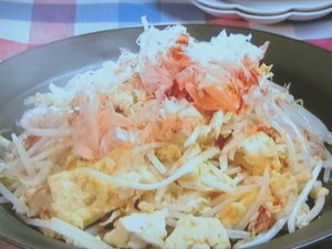 もやしと豆腐のチャンプルー