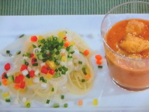 いかそうめん&いかそうめんパスタ