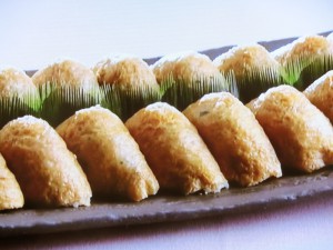 蓮根とじゃこのいなりずし