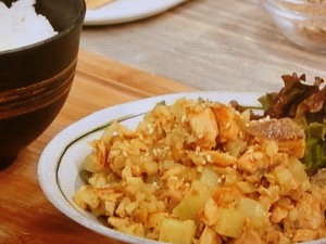 秋鮭カレーそぼろ