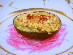 アボカドのココナツミルク風味焼き