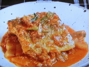 さばと大根のキムチ煮