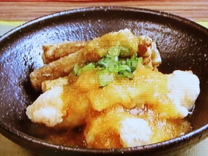 鶏肉とごぼうのから揚げ おろしあん