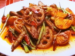 もこみち流 根菜の辛炒め
