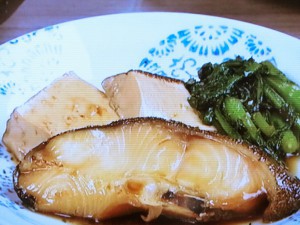 銀だらと豆腐の煮もの