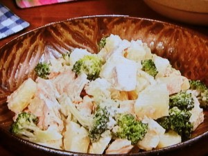 鮭とブロッコリーのポテトサラダ
