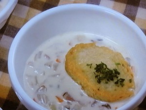 きのこのチャウダー