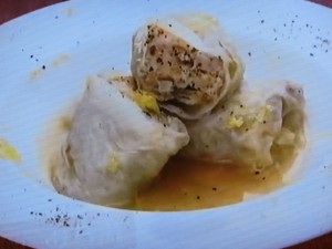 もこみち流 ホタテのロールキャベツ