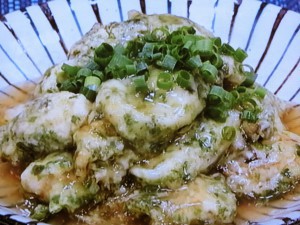 カキの磯辺揚げ