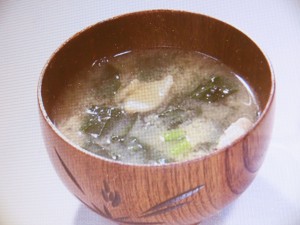 ケールのおみそ汁