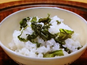 春菊の混ぜごはん