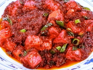 新感覚!ビーツのマーボー豆腐