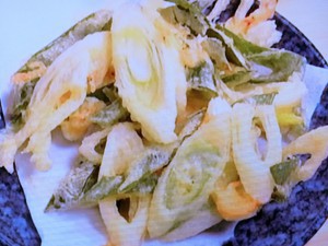 ねぎのかき揚げ