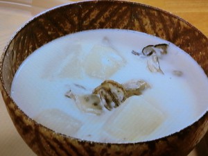 里芋とかぶのクリームシチュー