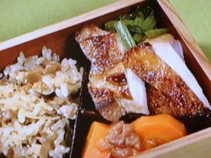 鶏のみそ漬け焼き&小松菜の蒸し焼き