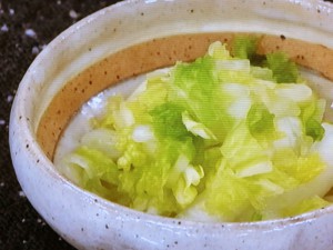 白菜のざくざく漬け