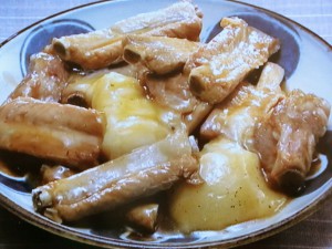 スペアリブの餅煮