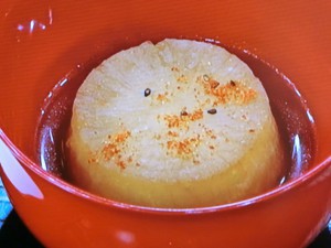 焼き大根の煮物