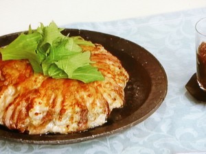 えのきと豚肉のフライパン蒸し