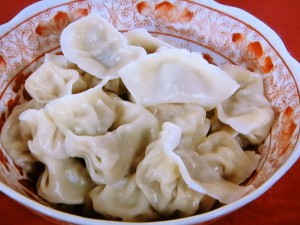 白菜の葉の水餃子