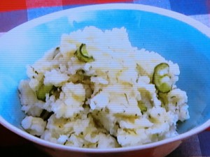 たくあんのポテトサラダ